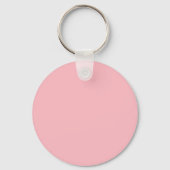 Roze perskoeken, prinses met diameter sleutelhanger (Achterkant)