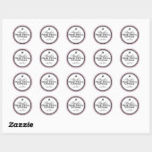 ROZE | PERSONALISEERDE ZEEP EN KANDLE STICKER (Vel)