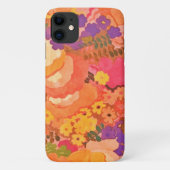 -roze perzikbloemen Botanische Waterverf Case-Mate iPhone Case (Achterkant)
