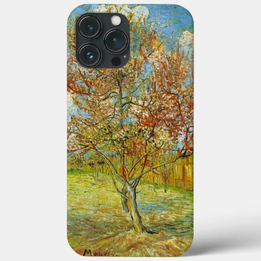 Roze Perzikboom in Blossom door Vincent van Gogh Case-Mate iPhone Case (Achterkant)