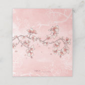 Roze Perzische bloesems Romantische Florals Asian (Buitenkant ongevouwen)