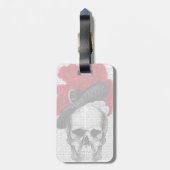 Roze Pet Bagagelabel (Achterkant verticaal)