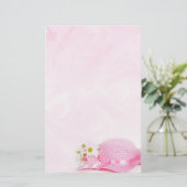 Roze Pet Briefpapier (Staand voorkant)