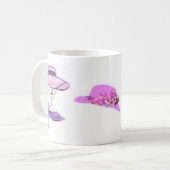 roze pet cup koffiemok (Voorkant links)