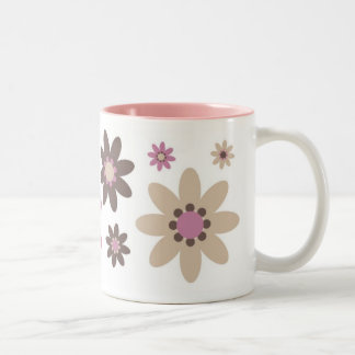 Roze Petal Tweekleurige Koffiemok