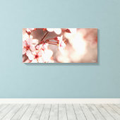 Roze Petals Canvas Afdruk (Insitu (Houten vloer))