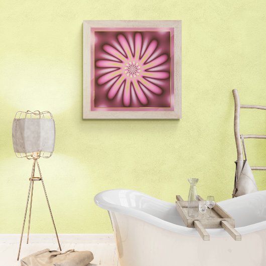 Roze Petals Fractal Poster