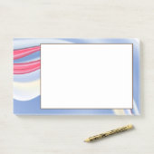 Roze Petals Post-it® Notes (Op bureau)