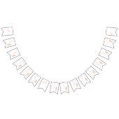 Roze Peter het Konijn Beatrix Potter 1e verjaardag Vlaggetjes (Alle)