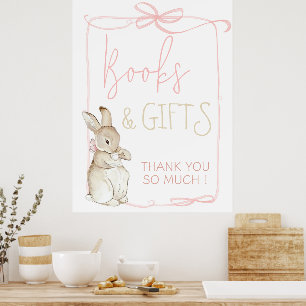 Roze Peter het Konijn Beatrix Potter Boeken Gesche Poster