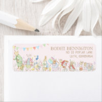 Roze Peter het Konijn Eerste Verjaardag