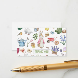 Roze Peter het Konijn Informatiekaartje