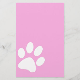 roze petfolie voor gezelschapsdieren briefpapier
