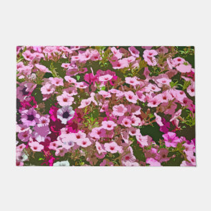 roze petunia deurmat