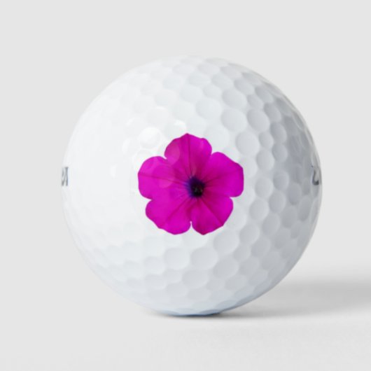 Roze Petunia Spring-dames of Mannen Golfballen (Voorkant)