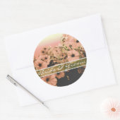 Roze Petunia Stickers (Envelop)