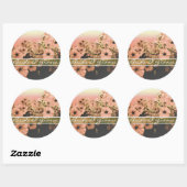 Roze Petunia Stickers (Vel)