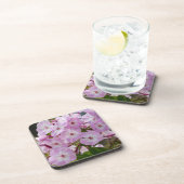 Roze Phlox Bier Onderzetter (Rechterzijde)