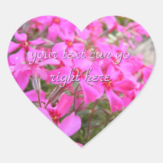 Roze Phlox Bloemen Stickers