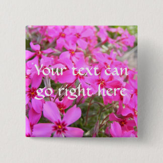 Roze Phlox Button