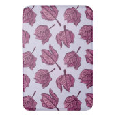 Roze Physalis Flower Pattern Pastel Botanical Badmat (Voorkant Verticaal)