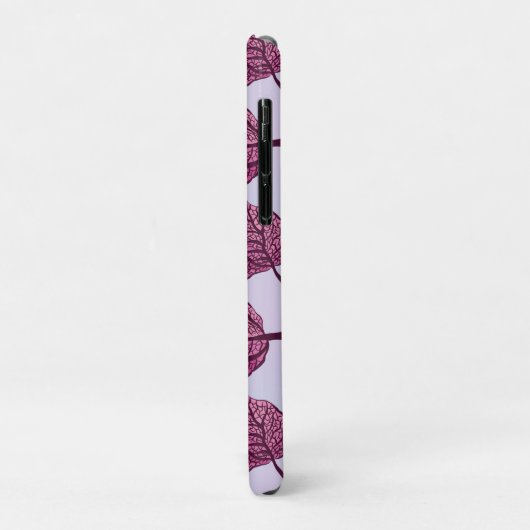 Roze Physalis Flower Pattern Pastel Botanical Case-Mate iPhone Case (Achterkant/links)