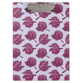 Roze Physalis Flower Pattern Pastel Botanical Klembord (Voorkant)