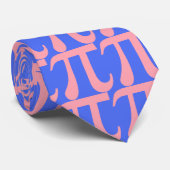 Roze Pi Stropdas (Opgerold)