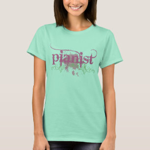 Roze Pianist T Shirt