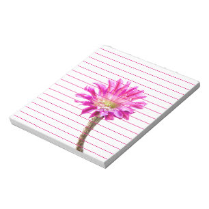Roze Piazza cactus flower in bloem Notitieblok