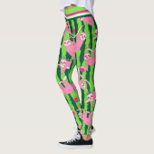 Roze pickleball luiaards 🦥 leggings (Links)