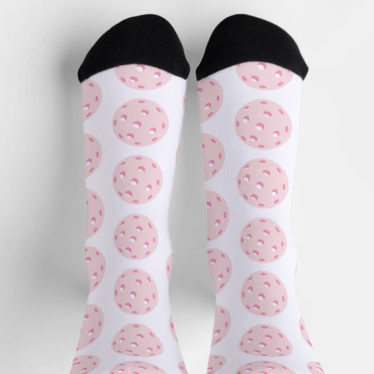 Roze Pickleball Pattern-socket Sokken (Top)