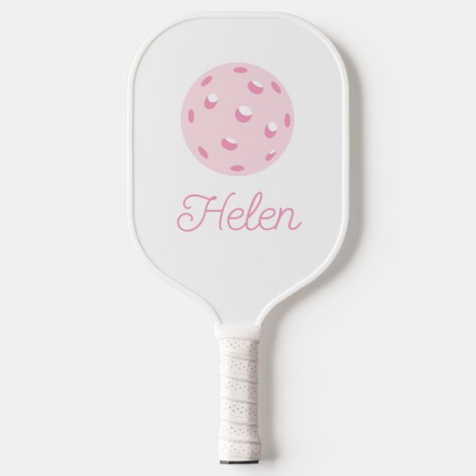 Roze Pickleball Persoonlijke peddel Paddle (Voorkant)