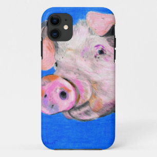 Roze pig iPhone 11 hoesje