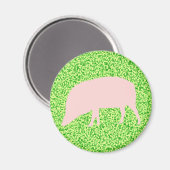 Roze pig Magnet Magneet (Voorkant / Achterkant)