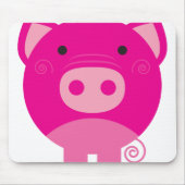 Roze pig muismat (Voorkant)