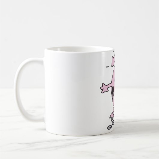 Roze Piggy Bank met geld Mok (Links)