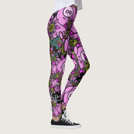 Roze Piggy Leggings (Rechts)