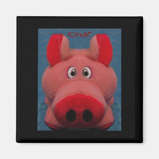 Roze Piggy Magnet Magneet (Voorkant)