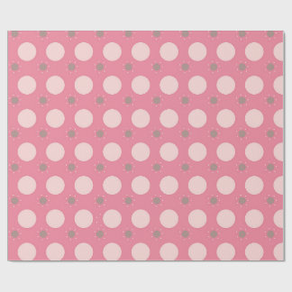 Roze pika Dot-cadeauverpakking Cadeaupapier