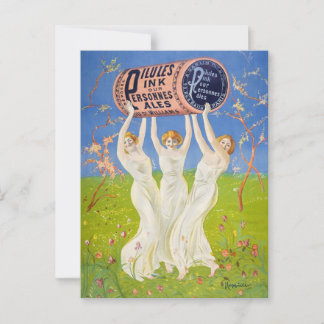 Roze pillen voor Bleke mensen (1910)  stijl Briefkaart