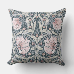 roze pimpernel, William Morris, tijdloos design Kussen