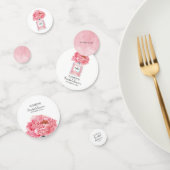 Roze pinda's en Vrijgezellenfeest van parfum Confetti (Groep)