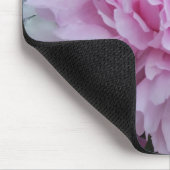 Roze pinda's/pony Flower Mouse Mat. Muismat (Hoek)