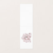 Roze pinda's, romantisch, bruiloft, , shabby, chic visitekaartjes (Buitenkant ongevouwen)