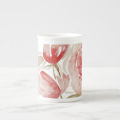 Roze pinda's Tall-Mok Porselein Kop (Voorkant)