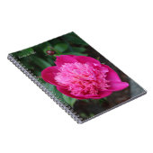 Roze Pioen & Baby Bud Notitieboek (Rechterzijde)