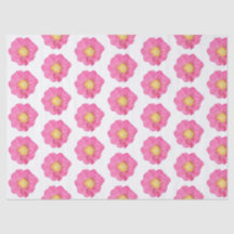 Roze Pioen Botanisch Cadeaupapier Tissuepapier