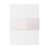 Roze Pioen Bruiloft Uitnodiging Belly Bands Uitnodigingen Wikkel (Achterkant Voorbeeld)