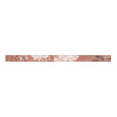 Roze Pioen Chinoiserie Grosgrain Lint (Voorkant)